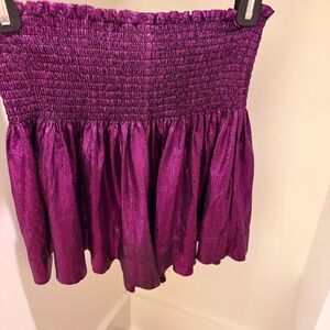 Queen of Sparkles Purple Iridescent Pebble Swing Short Size Large